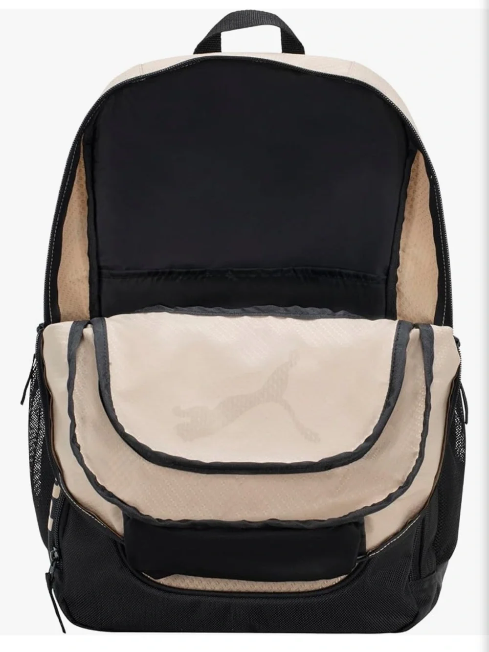 PUMA unisex Contender 3.0 Backpack in tan/gold combo 📚